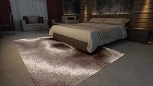 Ensemble de tapis en laine noués à la main de haute qualité motif abstrait respectueux de l'environnement pour l'exercice et la prière - Product Image 4