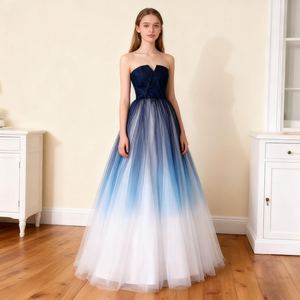 strapless open back dress La Femme 32825 Strapless Fitted Bodice Prom Gown main image 0