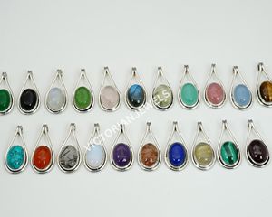 925 Colgante de Piedra natal de marzo de plata esterlina sólida con incrustaciones de ajuste de bisel de Calcedonia azul para colgantes de dijes - Product Image 5