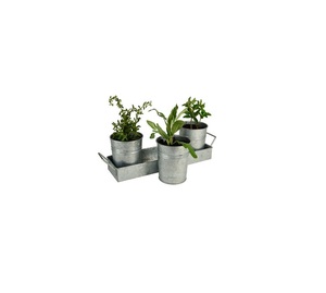 Galvanized Round Shape Designer Garden Planters and Flower Bucket Customized Metal Iron Flower Planters for Indoor & Outdoor - Product Image 3