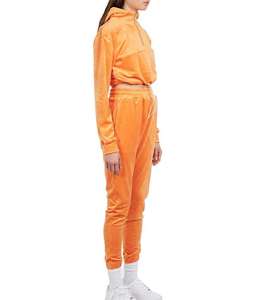 Conjunto Deportivo de Sudadera con Capucha y Pantalones para Mujer 2025, Transpirable, Ecológico, con Cordón, Color Sólido, Invierno, Hecho en 100% Algodón - Product Image 4