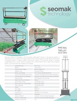 Chariot à roulettes pour serre, certifié CE ISO, grande capacité 250 kg, idéal pour la culture de tomates et légumes, fabrication turque, garantie 2 ans - Meilleures ventes