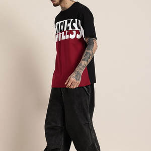 Camiseta cuadrada de media manga para hombre de último diseño del fabricante de Pakistán, camiseta de hombre de Color único con estampado a demanda del cliente - Product Image 3