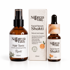 Roots & Radiance - Tónico Botánico para el Crecimiento del Cabello y Suero Facial Shakti - Product Image 1