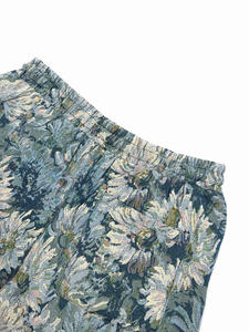 กางเกงขาสั้นผู้ชายสไตล์ฮิปฮอปผ้าแคนวาสถักโครเชต์ลายเสือดาวปักลายตามสั่ง ดีไซน์ใหม่ล่าสุดสำหรับฤดูร้อน ผลิตจากโพลีเอสเตอร์ 100% - Product Image 6