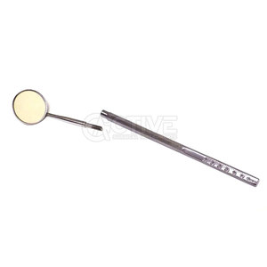 กระจกส่องฟันกระจกสแตนเลสพร้อมหัวถอดได้เครื่องมือผ่าตัดช่องปากได้รับการรับรองจาก CE - Product Image 4