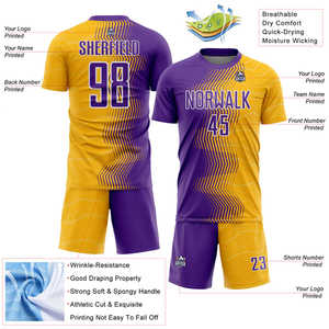 Uniformes de Fútbol Personalizados de Alta Gama, Camisetas Deportivas de Manga Corta, Transpirables y Ecológicas para Escuelas, Academias y Equipos - Product Image 5