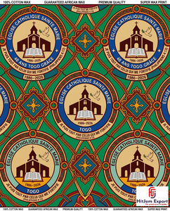 Fabricante de Tela de Algodón con Estampado Africano Personalizado de Primera Calidad, Proveedor Textil OEM ODM para Aniversarios de Iglesia, Nigeria, Ghana, Kenia, Senegal - Product Image 6