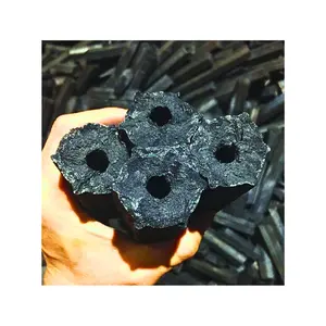 Hexagonal Sawdust Charcoal Type A Code 001 Sawdust Charcoal High Quality Durable Indoor For Sale In Bulk Customized Packing Viet