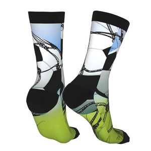 Calcetines de fútbol de nailon para hombre, calcetines deportivos de fútbol antideslizantes hechos a medida, calcetines atléticos de LICRA transpirables unisex de alta calidad - Product Image 2