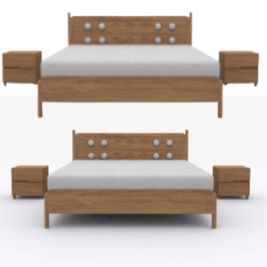 Furniture Bedroom <b>Sets</b> Size 180X200, Main Material Is High Quality Old Teak Wood - Product Image 4