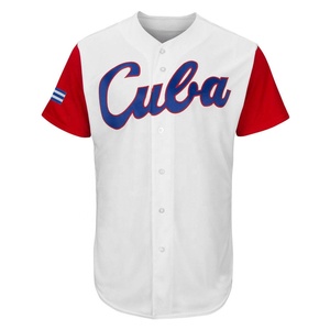 Uniformes de Béisbol y Sóftbol de Alta Calidad, 100% Poliéster, con Logotipo Personalizado, Transpirables, Anti-UV, Cuello en V, Unisex - Product Image 2