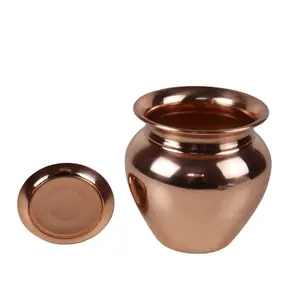 Brass Pooja Kalash Lota Pooja Items for Home and Pooja Lota Thali Set 400ML