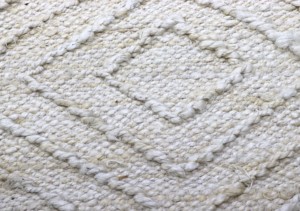 Alfombra tejida a mano de yute blanco con patrón de diamantes y flecos, alfombra de área texturizada ecológica para sala de estar, dormitorio, decoración de oficina - Product Image 4