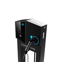 Chargeur CA haute efficacité 22 kW, étanche à la poussière IP55, certifié CE, pour les petits hubs commerciaux