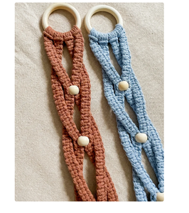 Cintres pour foulards vase en céramique décoration de maison objets décoratifs salon cintre de plante en macramé personnalisé pour mur et W - Product Image 3