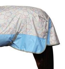 Couverture de cheval Ashmira multicolore très vendue, en coton synthétique durable, pour le dressage, type hiver - Product Image 3