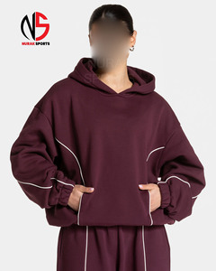 Hot Selling Unisex Custom Cotton Nurak Hoodies High Quality Men's Heavy <b>Weight</b> Sweatshirt Sets Top Quality Product In 2026 - Product Image 3