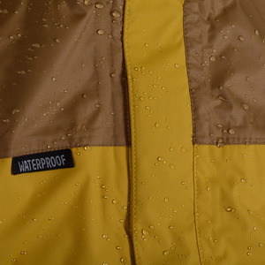 Ensemble imperméable long jaune/marron XL de haute qualité Logo personnalisable Style industriel coupe-vent pour l'escalade par temps de pluie - Product Image 2