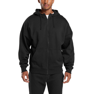 Sports Wear Manufacture Custom Zip up Hoodie Mens Athletic Winter Fleece <b>100</b>% Cotton Casual Plain Gym Hoodies Custom Logo - Product Image 1