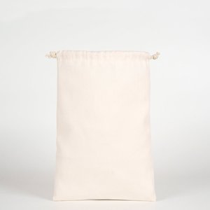 Custom Logo Cotton <b>Drawstring</b> <b>Pouch</b> 8 X 12\" Laminated (20 X 30 Cm) for Storage Clothing Watches Bracelets 4 oz Capacity Screen - Product Image 6