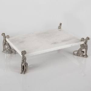 Plateau de service en marbre vert moderne le plus vendu de taille personnalisée de haute qualité au meilleur prix plateau à fruits de cuisine directement du fabricant - Product Image 5