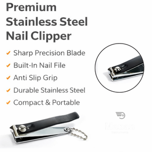 High Quality Heavy Duty Black <b>Nail</b> Clipper Stainless Steel Curved Blade Sharp Finger <b>Nail</b> Cutter Manicure <b>Tool</b> - Product Image 3