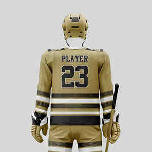 Uniforme de Hockey sobre Hielo Bordado 2026 con Diseños Personalizados, 100% Poliéster, Secado Rápido y Transpirable - Product Image 3