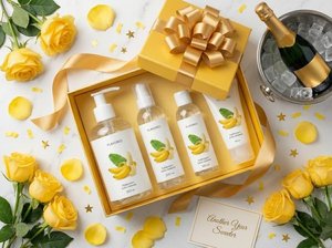 Gel intime comestible aromatisé à la banane tropicale, à base d'eau, formule alimentaire sûre, purement naturel, à base de plantes, écologique, flacon pulvérisateur - Product Image 2