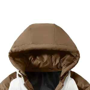 Mode haute Streetwear personnalisé Plus surdimensionné 3D armure Plaid rembourré bulle bouffante doudoune pour unisexe hommes vestes - Product Image 3