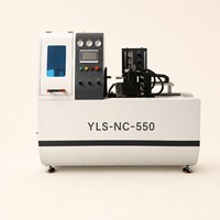 Machine de découpe de profilés en aluminium à double séparation YLS-NC-550, scie automatique servo 550 mm pour unité de fabrication de stores.