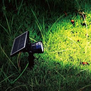 LED faretto giardino con picchetto colore nero con pannello solare 2W 6400K SKU-6662-illuminazione/faretto - Product Image 3