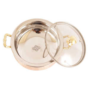 Donga Panier à pain de luxe en cuivre et acier pur, ustensile de service durable pour la cuisson et le maintien au chaud des aliments à la maison - Product Image 3