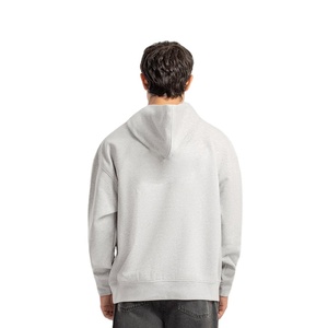 Sweat-shirt à capuche pour homme de qualité supérieure, 480 GSM, coton, polyester, molleton épais, chaud, style décontracté, streetwear, fabrication OEM, étiquette privée - Product Image 4