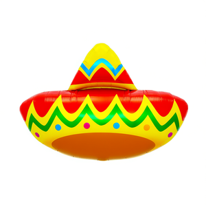 Palloncini a Tema Festa con Sombrero Messicano 44.5X68Cm, Confezione da 12 Pezzi - Product Image 2
