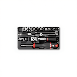 Jeu d'outils Usag de 18 pièces avec cliquet et douilles hexagonales en pouces - Product Image 2