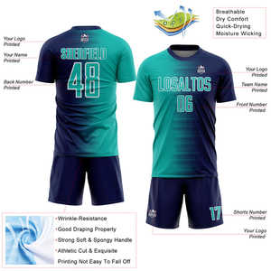 Uniforme de fútbol duradero para escuelas y clubes con tela absorbente de humedad, sensación ligera y soporte de ajuste duradero. - Product Image 2