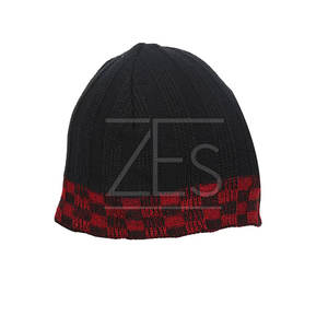 Pakistán hizo último estilo Beanie sombreros sólido Color liso logotipo personalizado adulto Jacquard Beanie sombreros - Product Image 3