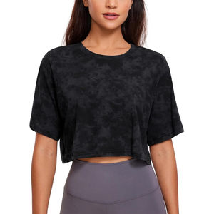 Summer Wear Women Fashion Crop Top T-Shirt Design Your Own Women Crop Top T-Shirt For Latest Design Breathable - Product Image 1