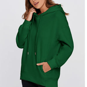 เสื้อฮู้ดใหม่สำหรับผู้หญิง, เสื้อลำลองสตรีทแวร์โชว์ไหล่เสื้อฮู้ดถักเป็นมิตรต่อสิ่งแวดล้อมระบายอากาศได้ดี - Product Image 3