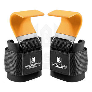 Sangles de poignet OEM et ODM néoprène Logo personnalisé exercice de gymnastique à usage intensif haltérophilie Powerlifting crochet poignée unisexe - Product Image 1