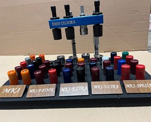 Presse intelligente 6X pour le rechargement de cartouches de fusil (étoiles en acier et plastique et pré-sertisseuses) calibre 16 Oren Celik Makina ORM202B16 Durable - Product Image 5