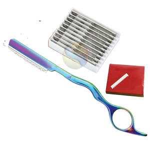 Rasoir droit en acier inoxydable avec logo personnalisé de qualité supérieure, rasoir professionnel pour barbier, rasoir à effiler avec manche en bois - Product Image 6