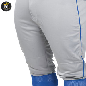 Venta al por mayor Pantalones de béisbol para adultos Protección de rodilla doble Absorbe la humedad Ajuste Atlético - Product Image 3