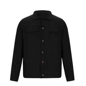 Best Quality Men's <b>Custom</b> <b>Denim</b> <b>Jacket</b> Slim Fit 100% Cotton Solid Color Fashion Style Breathable Washed for Winter - Product Image 5