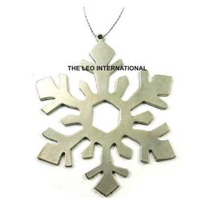 ที่แขวนตกแต่งคริสต์มาสโลหะรูปดาวสีแดงสไตล์แฟนซีงานแฮนด์เมด - Product Image 6