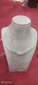 Collier de pierres précieuses naturelles à facettes unilatérales en pierre de lune arc-en-ciel Perles de pierre fantaisie - Product Image 3