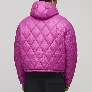 2025 New Arrived <b>Casual</b> Wear Plus Size <b>Lightweight</b> Down Puffer <b>Jacket</b> For Men Custom Embroidered logo Winter Bubble <b>Jacket</b> - Product Image 2