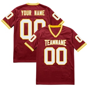 Camiseta de Liga de Rugby con bordado personalizado de alta calidad para hombre, camiseta de fútbol americano con características técnicas impresas de talla grande - Product Image 2