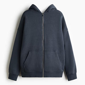 High Quality Wholesale New Design <b>Men</b> <b>Sherpa</b> <b>Fleece</b> Unlined Hoodies Winter Solid Custom Color Zip Lightweight Regular Fit - Product Image 1